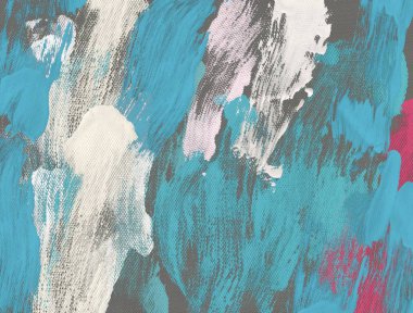 El yapımı tuvale yağlı boya. Soyut sanat dokusu. Renkli doku. Modern sanat eserleri. Yağlı boya darbeleri. Fırça darbeleri. Modern sanat. Çağdaş sanat. Sanatsal tuval.   