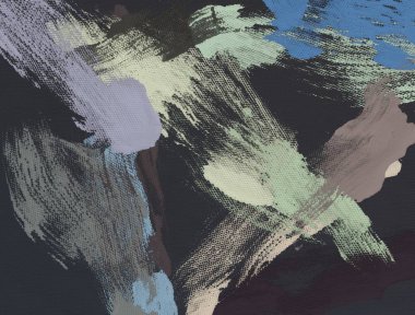 El yapımı tuvale yağlı boya. Soyut sanat dokusu. Renkli doku. Modern sanat eserleri. Yağlı boya darbeleri. Fırça darbeleri. Modern sanat. Çağdaş sanat. Sanatsal tuval. 