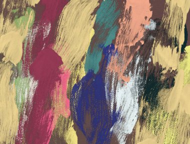 El yapımı tuvale yağlı boya. Soyut sanat dokusu. Renkli doku. Modern sanat eserleri. Yağlı boya darbeleri. Fırça darbeleri. Modern sanat. Çağdaş sanat. Sanatsal tuval.