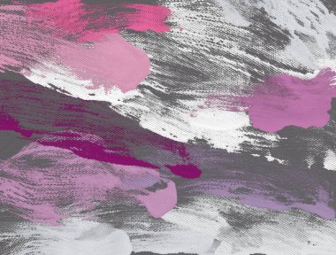 El yapımı tuvale yağlı boya. Soyut sanat dokusu. Renkli doku. Modern sanat eserleri. Yağlı boya darbeleri. Fırça darbeleri. Modern sanat. Çağdaş sanat. Sanatsal tuval.   