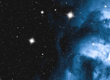 Dağlarda kış manzarası 