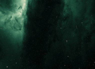 Derin uzay yıldız alanı. Evren yıldızlarla ve gazla dolu. çok uzak bir evren çizimi.