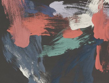 Siyah arkaplanda kırmızı boya