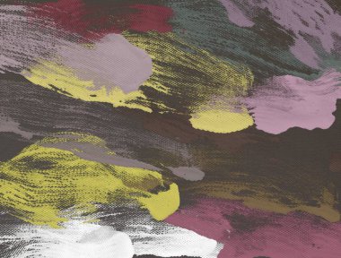 El yapımı tuvale yağlı boya. Soyut sanat dokusu. Renkli doku. Modern sanat eserleri. Yağlı boya darbeleri. Fırça darbeleri. Modern sanat. Çağdaş sanat. Sanatsal tuval. 