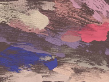 El yapımı tuvale yağlı boya. Soyut sanat dokusu. Renkli doku. Modern sanat eserleri. Yağlı boya darbeleri. Fırça darbeleri. Modern sanat. Çağdaş sanat. Sanatsal tuval.   