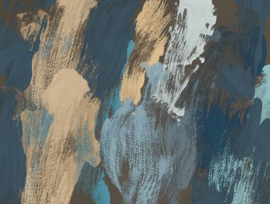 El yapımı tuvale yağlı boya. Soyut sanat dokusu. Renkli doku. Modern sanat eserleri. Yağlı boya darbeleri. Fırça darbeleri. Modern sanat. Çağdaş sanat. Sanatsal tuval.   