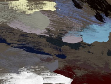 Tuval el yapımı yağlıboya. Renkli doku. 