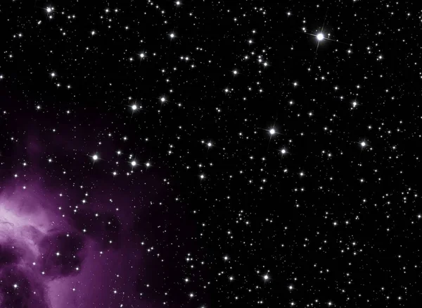 Indah Latar Belakang Kosmos Astronomi Dengan Bintang Bintang — Stok Foto