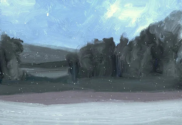 หนาวในภ เขา — ภาพถ่ายสต็อก
