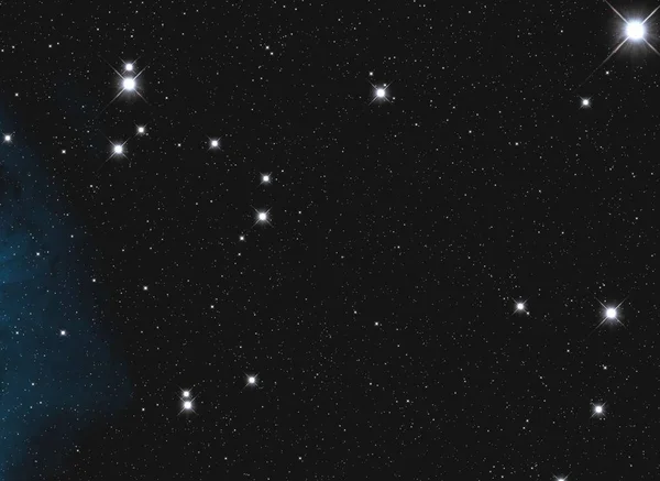 深宇宙の星のフィールド 星やガスで満たされた宇宙 遠くの宇宙図です — ストック写真