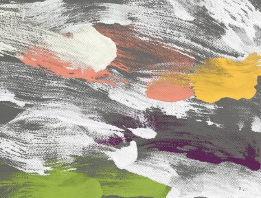 El yapımı tuvale yağlı boya. Soyut sanat dokusu. Renkli doku. Modern sanat eserleri. Yağlı boya darbeleri. Fırça darbeleri. Modern sanat. Çağdaş sanat. Sanatsal tuval.   