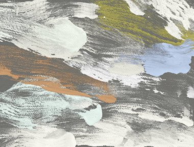 El yapımı tuvale yağlı boya. Soyut sanat dokusu. Renkli doku. Modern sanat eserleri. Yağlı boya darbeleri. Fırça darbeleri. Modern sanat. Çağdaş sanat. Sanatsal tuval.   