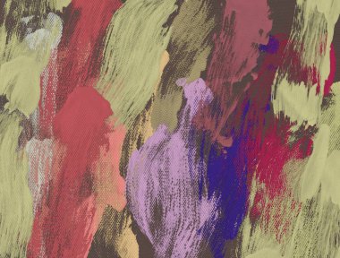 El yapımı tuvale yağlı boya. Soyut sanat dokusu. Renkli doku. Modern sanat eserleri. Yağlı boya darbeleri. Fırça darbeleri. Modern sanat. Çağdaş sanat. Sanatsal tuval.   