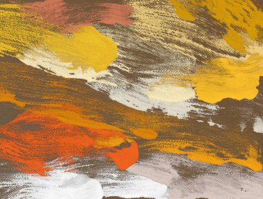 El yapımı tuvale yağlı boya. Soyut sanat dokusu. Renkli doku. Modern sanat eserleri. Yağlı boya darbeleri. Fırça darbeleri. Modern sanat. Çağdaş sanat. Sanatsal tuval.   