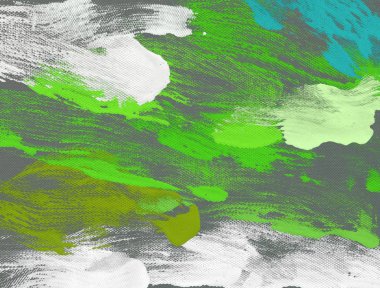 El yapımı tuvale yağlı boya. Soyut sanat dokusu. Renkli doku. Modern sanat eserleri. Yağlı boya darbeleri. Fırça darbeleri. Modern sanat. Çağdaş sanat. Sanatsal tuval.   