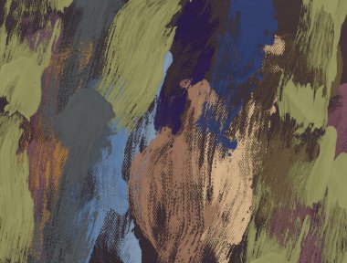 El yapımı tuvale yağlı boya. Soyut sanat dokusu. Renkli doku. Modern sanat eserleri. Yağlı boya darbeleri. Fırça darbeleri. Modern sanat. Çağdaş sanat. Sanatsal tuval.   