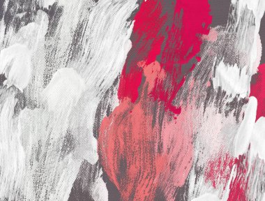 El yapımı tuvale yağlı boya. Soyut sanat dokusu. Renkli doku. Modern sanat eserleri. Yağlı boya darbeleri. Fırça darbeleri. Modern sanat. Çağdaş sanat. Sanatsal tuval.   