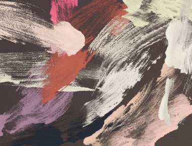 El yapımı tuvale yağlı boya. Soyut sanat dokusu. Renkli doku. Modern sanat eserleri. Yağlı boya darbeleri. Fırça darbeleri. Modern sanat. Çağdaş sanat. Sanatsal tuval.