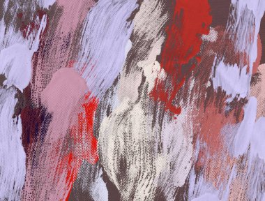 El yapımı tuvale yağlı boya. Soyut sanat dokusu. Renkli doku. Modern sanat eserleri. Yağlı boya darbeleri. Fırça darbeleri. Modern sanat. Çağdaş sanat. Sanatsal tuval.   