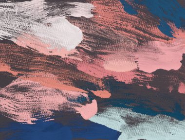 El yapımı tuvale yağlı boya. Soyut sanat dokusu. Renkli doku. Modern sanat eserleri. Yağlı boya darbeleri. Fırça darbeleri. Modern sanat. Çağdaş sanat. Sanatsal tuval.      