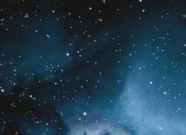 Derin uzay yıldız alanı. Evren yıldızlarla ve gazla dolu. çok uzak bir evren çizimi.