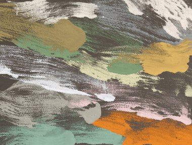 El yapımı tuvale yağlı boya. Soyut sanat dokusu. Renkli doku. Modern sanat eserleri. Yağlı boya darbeleri. Fırça darbeleri. Modern sanat. Çağdaş sanat. Sanatsal tuval.