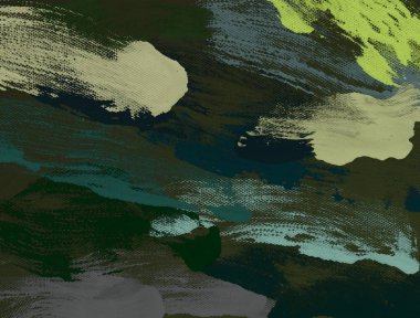 El yapımı tuvale yağlı boya. Soyut sanat dokusu. Renkli doku. Modern sanat eserleri. Yağlı boya darbeleri. Fırça darbeleri. Modern sanat. Çağdaş sanat. Sanatsal tuval.
