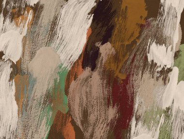 El yapımı tuvale yağlı boya. Soyut sanat dokusu. Renkli doku. Modern sanat eserleri. Yağlı boya darbeleri. Fırça darbeleri. Modern sanat. Çağdaş sanat. Sanatsal tuval.   