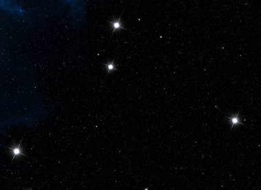 Derin uzay yıldız alanı. Evren yıldızlarla ve gazla dolu. çok uzak bir evren çizimi.