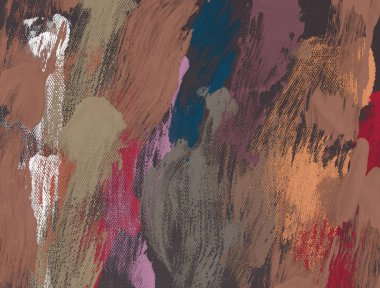 El yapımı tuvale yağlı boya. Soyut sanat dokusu. Renkli doku. Modern sanat eserleri. Yağlı boya darbeleri. Fırça darbeleri. Modern sanat. Çağdaş sanat. Sanatsal tuval.   