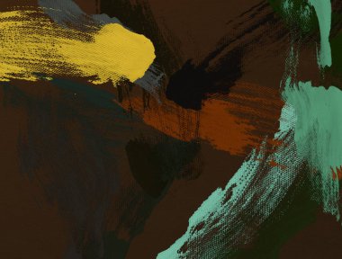 El yapımı tuvale yağlı boya. Soyut sanat dokusu. Renkli doku. Modern sanat eserleri. Yağlı boya darbeleri. Fırça darbeleri. Modern sanat. Çağdaş sanat. Sanatsal tuval.      