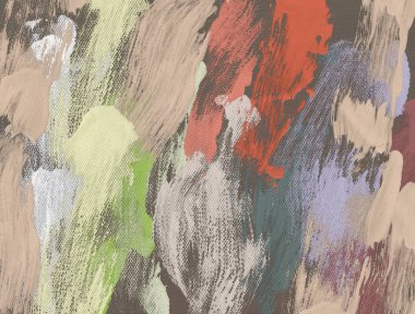 El yapımı tuvale yağlı boya. Soyut sanat dokusu. Renkli doku. Modern sanat eserleri. Yağlı boya darbeleri. Fırça darbeleri. Modern sanat. Çağdaş sanat. Sanatsal tuval.   