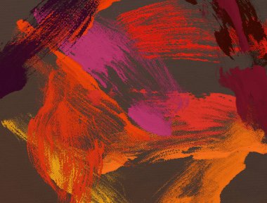 El yapımı tuvale yağlı boya. Soyut sanat dokusu. Renkli doku. Modern sanat eserleri. Yağlı boya darbeleri. Fırça darbeleri. Modern sanat. Çağdaş sanat. Sanatsal tuval.   