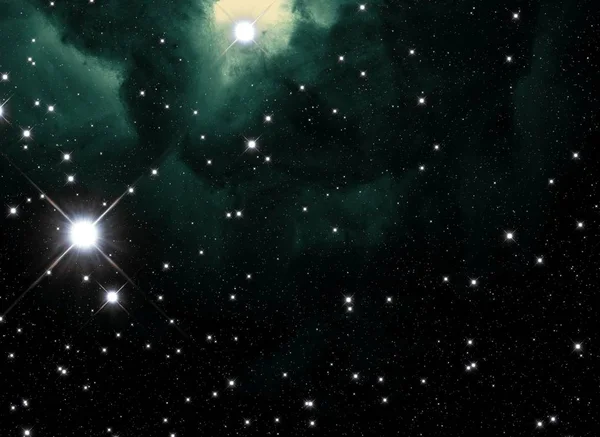 Deep Space Star Field Universum Gefüllt Mit Sternen Und Gas — Stockfoto