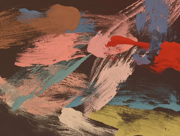 El yapımı tuvale yağlı boya. Soyut sanat dokusu. Renkli doku. Modern sanat eserleri. Yağlı boya darbeleri. Fırça darbeleri. Modern sanat. Çağdaş sanat. Sanatsal tuval.   