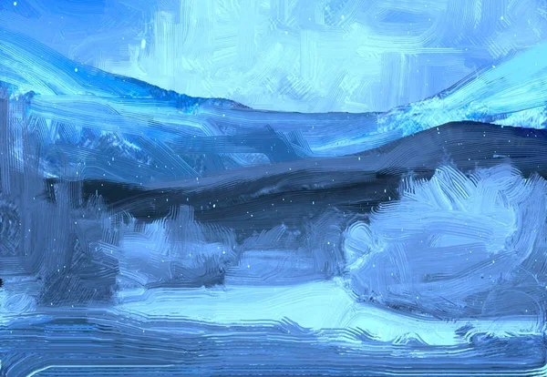 Abstraktní Modré Pozadí Mezerou — Stock fotografie