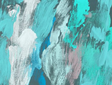 Tuval el yapımı yağlıboya. Renkli doku.