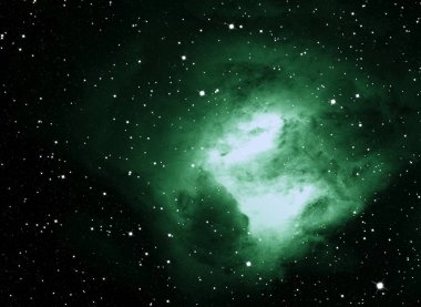 Derin uzay yıldız alanı. Evren yıldızlarla ve gazla dolu. çok uzak bir evren çizimi.