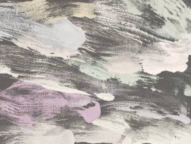 El yapımı tuvale yağlı boya. Soyut sanat dokusu. Renkli doku. Modern sanat eserleri. Yağlı boya darbeleri. Fırça darbeleri. Modern sanat. Çağdaş sanat. Sanatsal tuval.   