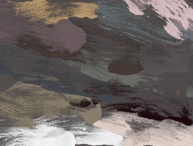 El yapımı tuvale yağlı boya. Soyut sanat dokusu. Renkli doku. Modern sanat eserleri. Yağlı boya darbeleri. Fırça darbeleri. Modern sanat. Çağdaş sanat. Sanatsal tuval.   