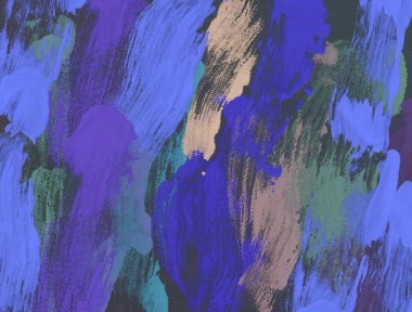 El yapımı tuvale yağlı boya. Soyut sanat dokusu. Renkli doku. Modern sanat eserleri. Yağlı boya darbeleri. Fırça darbeleri. Modern sanat. Çağdaş sanat. Sanatsal tuval.  