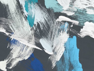 El yapımı tuvale yağlı boya. Soyut sanat dokusu. Renkli doku. Modern sanat eserleri. Yağlı boya darbeleri. Fırça darbeleri. Modern sanat. Çağdaş sanat. Sanatsal tuval.    