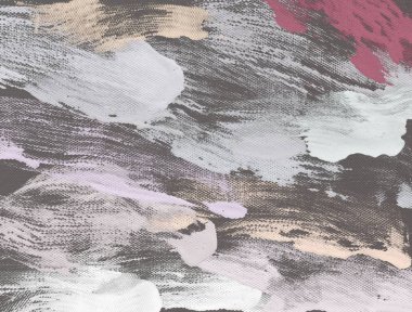 El yapımı tuvale yağlı boya. Soyut sanat dokusu. Renkli doku. Modern sanat eserleri. Yağlı boya darbeleri. Fırça darbeleri. Modern sanat. Çağdaş sanat. Sanatsal tuval.   