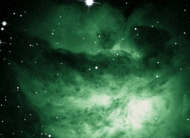 Derin uzay yıldız alanı. Evren yıldızlarla ve gazla dolu. çok uzak bir evren çizimi.