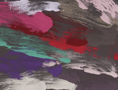 El yapımı tuvale yağlı boya. Soyut sanat dokusu. Renkli doku. Modern sanat eserleri. Yağlı boya darbeleri. Fırça darbeleri. Modern sanat. Çağdaş sanat. Sanatsal tuval.  