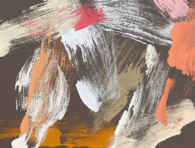 El yapımı tuvale yağlı boya. Soyut sanat dokusu. Renkli doku. Modern sanat eserleri. Yağlı boya darbeleri. Fırça darbeleri. Modern sanat. Çağdaş sanat. Sanatsal tuval.      