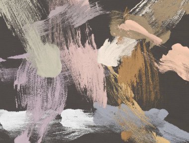 El yapımı tuvale yağlı boya. Soyut sanat dokusu. Renkli doku. Modern sanat eserleri. Yağlı boya darbeleri. Fırça darbeleri. Modern sanat. Çağdaş sanat. Sanatsal tuval.   