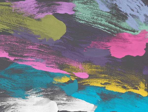Pictură Ulei Pânză Realizată Manual Textura Abstractă Artei Textură Colorată — Fotografie, imagine de stoc