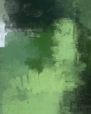 Sanatsal arka plan görüntüsü. Tuval üzerine soyut resim. Çağdaş sanat. El yapımı sanat. Renkli doku. Modern sanat eserleri. Yağlı boya darbeleri. Fırça darbeleri.