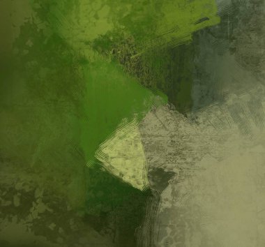 Tuval renkli doku üzerine soyut boyama